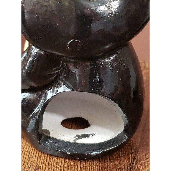 Halloween Witch Ceramic Candle Holder Vintage Black Cat Woolworth Tea Light Box - Picture 7 of 12